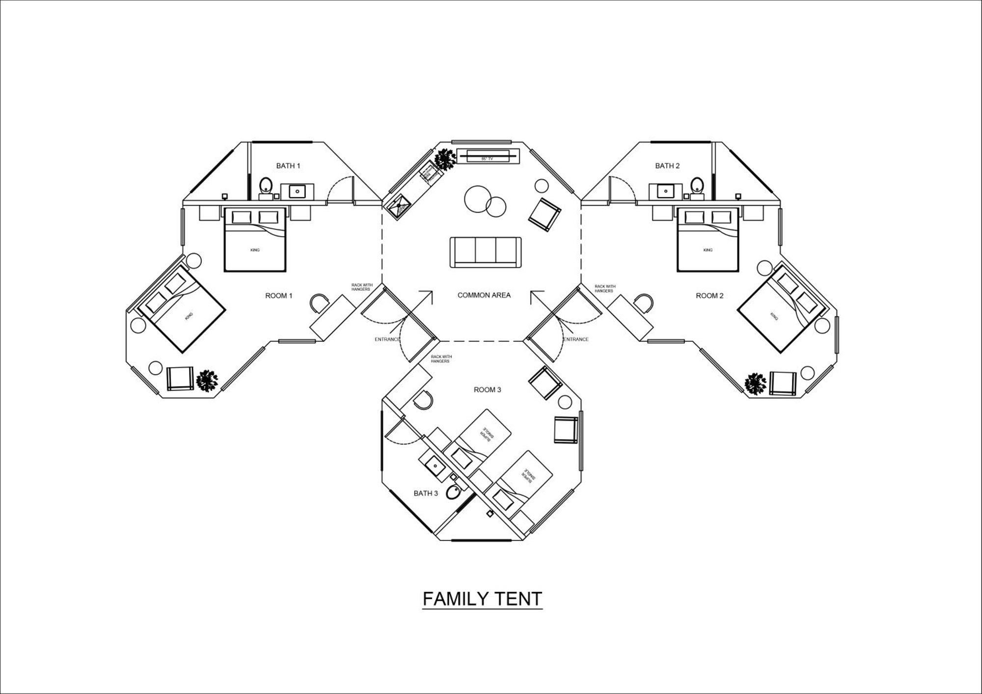 Kmah@somermansion Luxury tent Tanah Rata